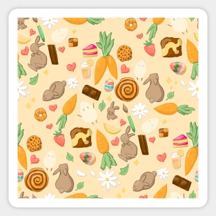 Easter Bunnies Pattern Sticker